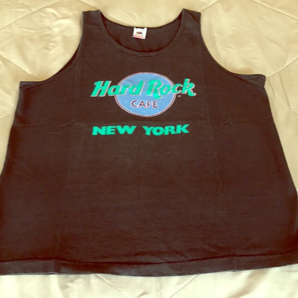 Fruit of the Loom Other - 🐶Vintage Men's Hard Rock Tank from NY